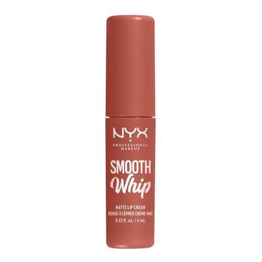 NYX Professional Makeup smooth whip matte lip cream rossetto dalla struttura cremosa per levigare perfettamente le labbra 4 ml tonalità 02 kitty belly