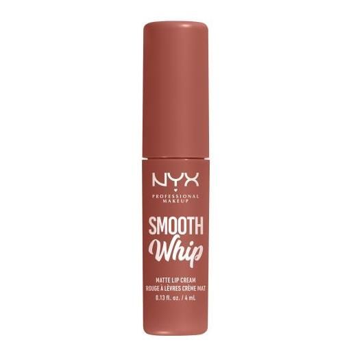 NYX Professional Makeup smooth whip matte lip cream rossetto dalla struttura cremosa per levigare perfettamente le labbra 4 ml tonalità 04 teddy fluff