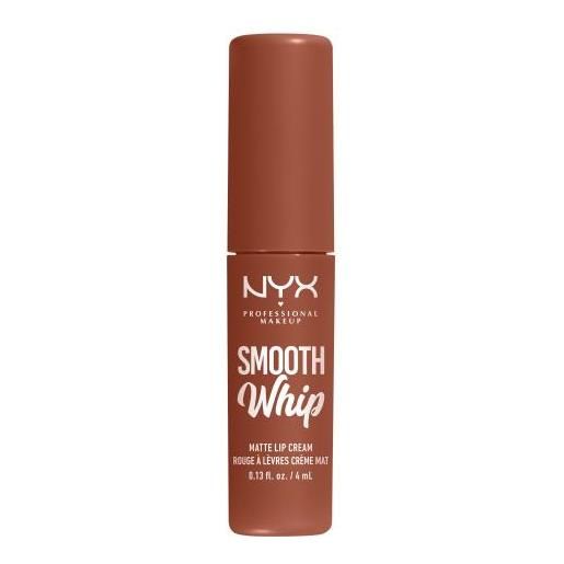 NYX Professional Makeup smooth whip matte lip cream rossetto dalla struttura cremosa per levigare perfettamente le labbra 4 ml tonalità 06 faux fur