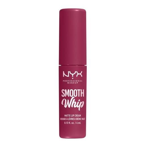 NYX Professional Makeup smooth whip matte lip cream rossetto dalla struttura cremosa per levigare perfettamente le labbra 4 ml tonalità 08 fuzzy slippers