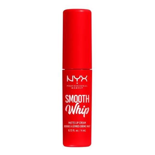 NYX Professional Makeup smooth whip matte lip cream rossetto dalla struttura cremosa per levigare perfettamente le labbra 4 ml tonalità 12 icing on top
