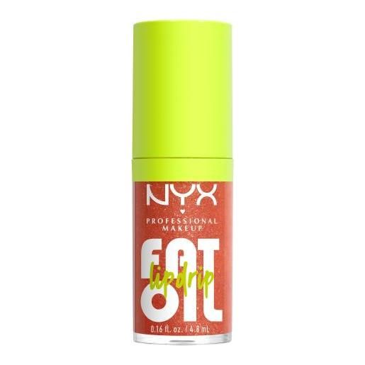 NYX Professional Makeup fat oil lip drip olio labbra 4.8 ml tonalità 06 follow black