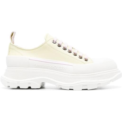 Alexander McQueen sneakers chunky tread slick - giallo