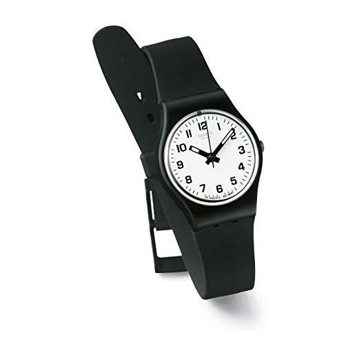 Swatch orologio da donna analogico al quarzo con cinturino in plastica - lb 153