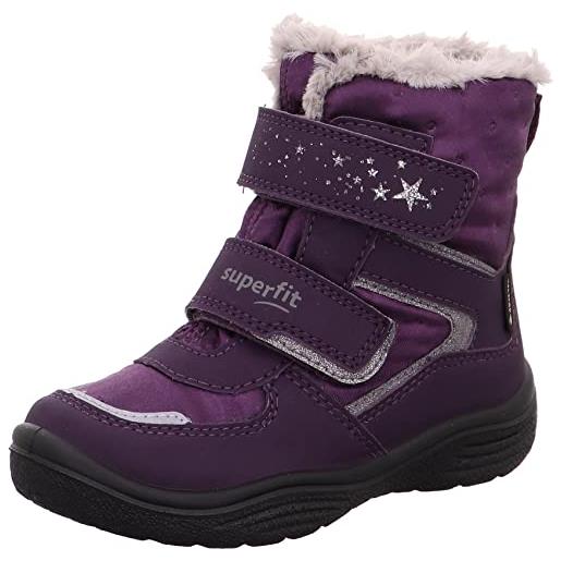 Superfit crystal imbottitura calda in gore-tex, stivali da neve, lilla 8500, 27 eu