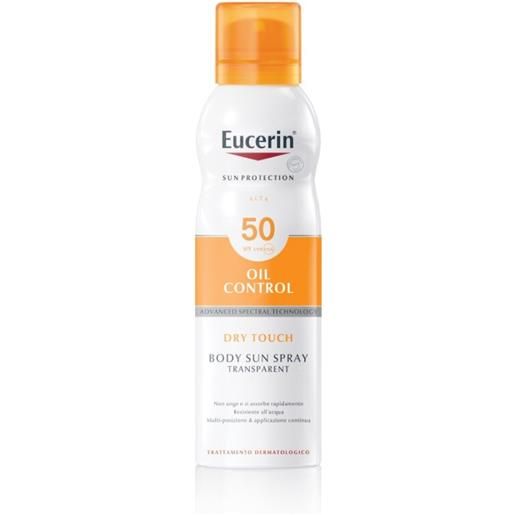 Amicafarmacia eucerin oil control sun spray dry touch spf50 protezione solare tocco secco 200ml