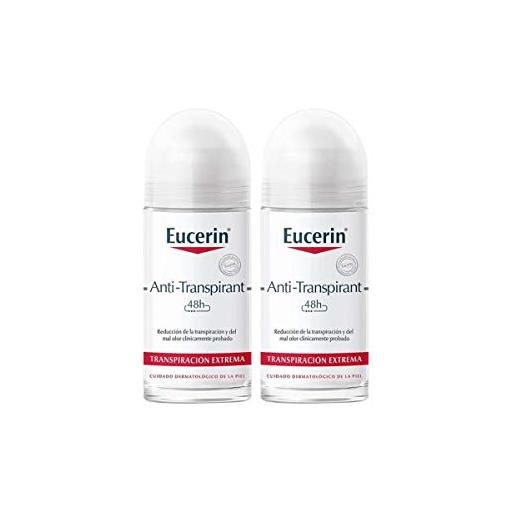 Eucerin anti perspirant 48h roll on 50mlx2