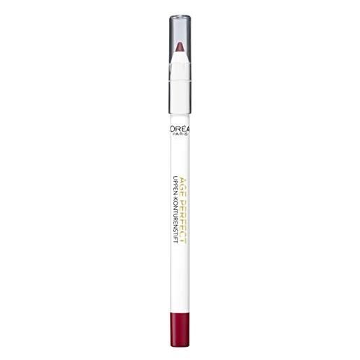 L'Oreal l' oréal paris age perfect matita labbra, contorno, 705 splendid plum, rosa, confezione da (3 x 1.2 g)