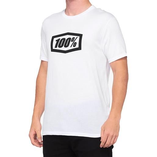 CENTOPERCENTO 100% essential t shirt bianco