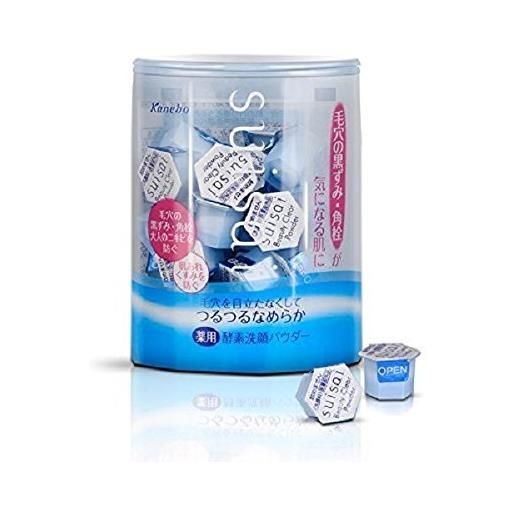 Kanebo suisai - confezione da 32 polveri detergenti per il viso, prodotto di bellezza, 0,4 g, colore: trasparente