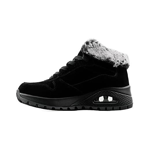 Skechers, winter boots donna, black, 39.5 eu