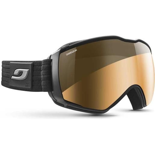 Julbo aerospace photochromic polarized ski goggles nero, oro cameleon photochromic/polarized/cat2-4