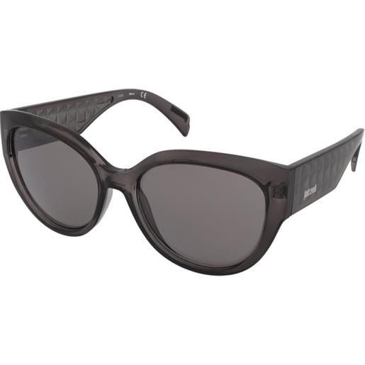 Just Cavalli jc781s 01c | occhiali da sole graduati o non graduati | plastica | tondi | grigio, trasparente | adrialenti
