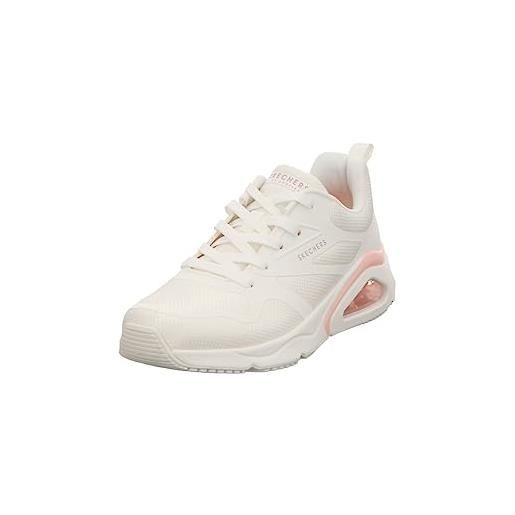 Skechers tres-air revolution-arioso, scarpe da ginnastica donna, maglia calda bianca della colata, 38 eu