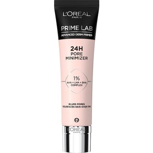 L'Oréal Paris trucco del viso primer & corrector prime lab 24h pore minimizer primer