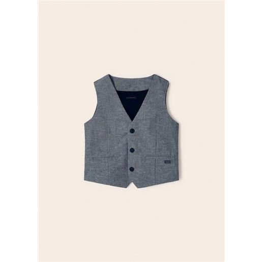 MAYORAL CLASSIC 3349 gilet tailoring rigato mayoral