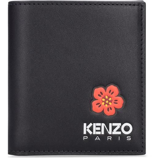 KENZO PARIS portafoglio boke in pelle con stampa
