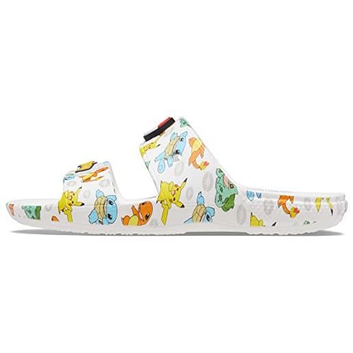 Crocs classic pokemon sandal - zoccoli, white/multi, 