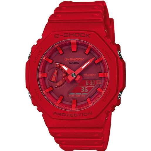 G-Shock orologio G-Shock gs basic rosso multifunzione uomo ga-2100-4aer