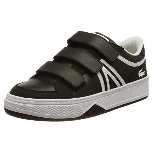 Lacoste l001 222 1 suj, scarpe da ginnastica, colore: bianco e nero, 36 eu