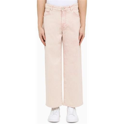 PT Torino Denim jeans regolare rosa in cotone