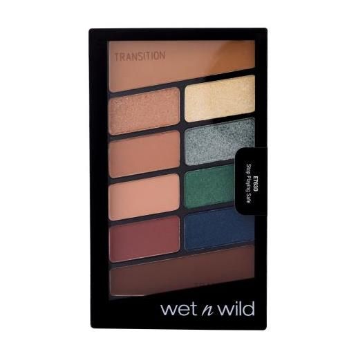 Wet n Wild color icon 10 pan palette di dieci ombretti 10 g tonalità stop playing safe