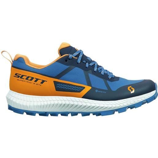 Scott supertrac 3 goretex trail running shoes blu eu 44 1/2 uomo