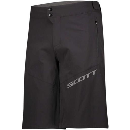 Scott endurance ls/fit w/pad shorts nero s uomo