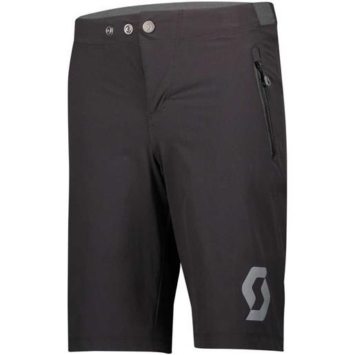 Scott trail 10 ls/fit w/pad shorts nero 128 cm