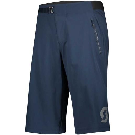 Scott trail vertic w/pad shorts blu s uomo