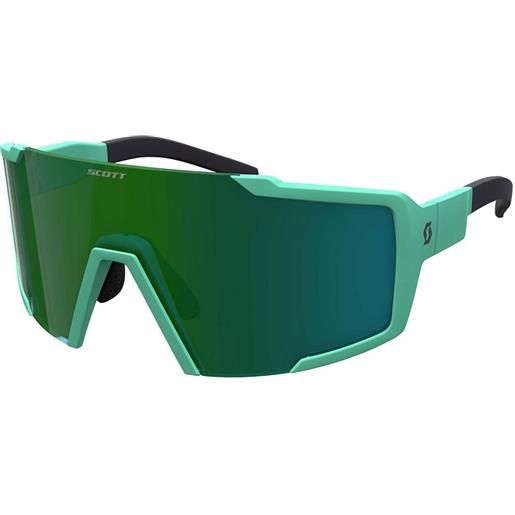 Scott shield sunglasses trasparente green chrome/cat3