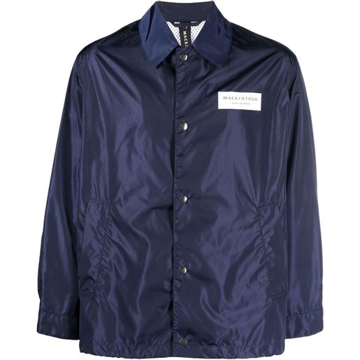 Mackintosh giacca-camicia teeming - blu