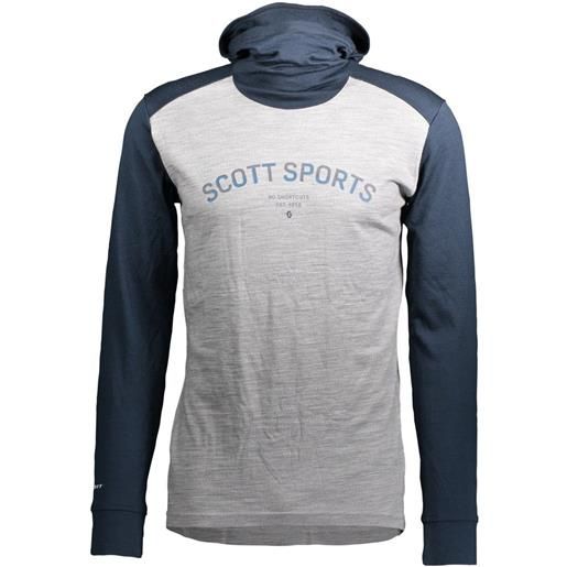 Scott defined medino long sleeve t-shirt grigio s uomo