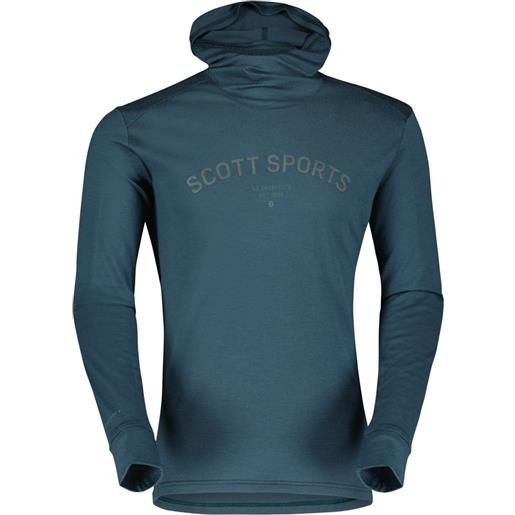 Scott defined merino sweatshirt verde s uomo