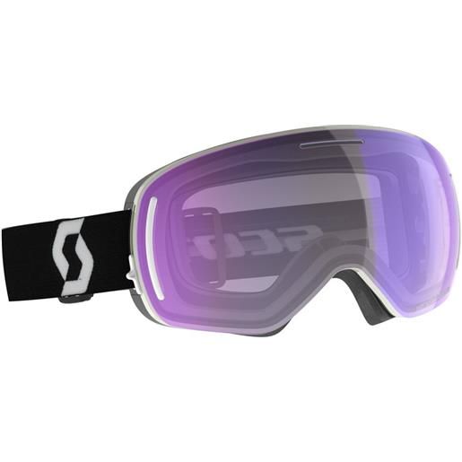 Scott lcg evo ls ski goggles viola light sensitive blue chrome/cat 2