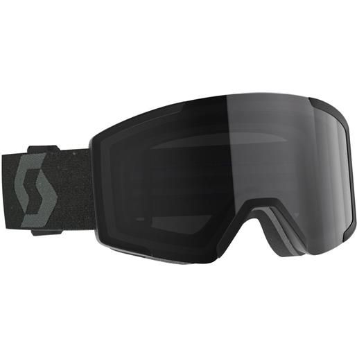 Scott shield ski goggles nero solar black chrome/cat 3