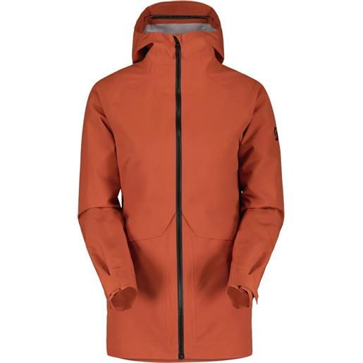 Scott tech coat 3l jacket arancione s donna