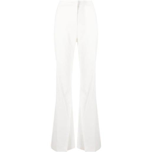 PINKO pantaloni a vita alta - bianco