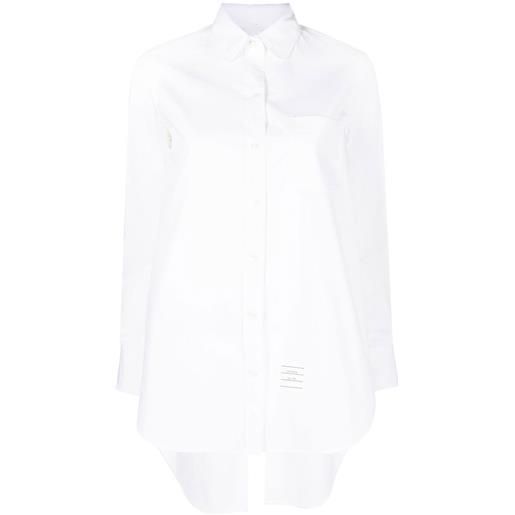Thom Browne camicia con cintura - bianco