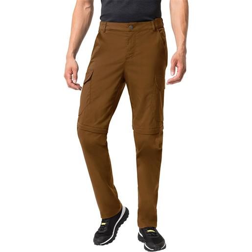 Vaude neyland zip off pants marrone 46 / regular uomo