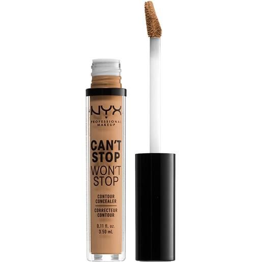 Nyx Professional MakeUp can't stop won't stop contour concealer correttore neutral buff