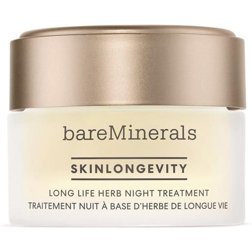 bareMinerals skinlongevity long life herb night treatment 50ml tratt. Viso notte antirughe
