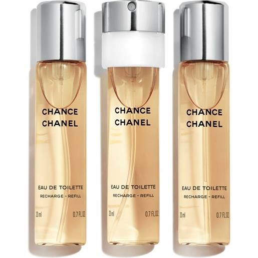 Chanel chance eau de toilette twist and spray ricarica