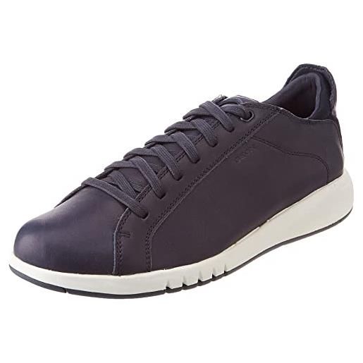 Geox u aerantis, sneaker uomo, marrone (dk brown), 40 eu