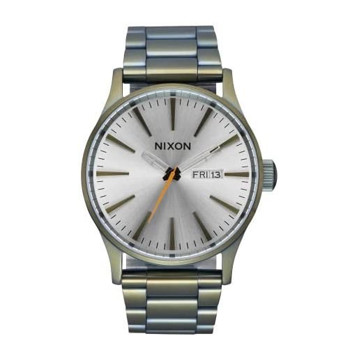 Nixon orologio analogueico al quarzo unisex-adulto con cinturino in acciaio inox a356-5093-00