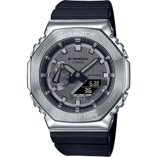 G-Shock orologio G-Shock metal nero multifunzione uomo gm-2100-1aer