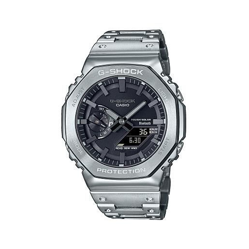 G-Shock orologio G-Shock argentato/acciaio multifunzione uomo gm-b2100d-1aer