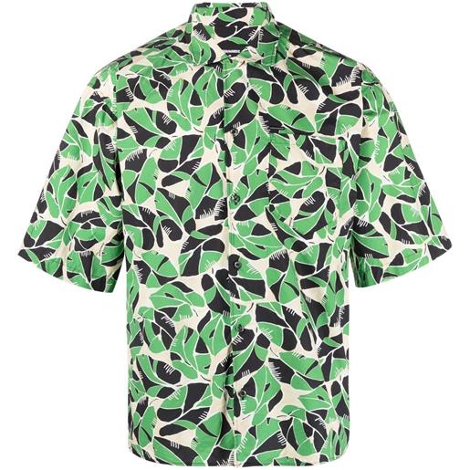 Dsquared2 camicia con stampa - verde