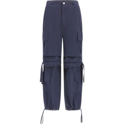 Freddy pantaloni cargo con doppie tasche e coulisse intermedia