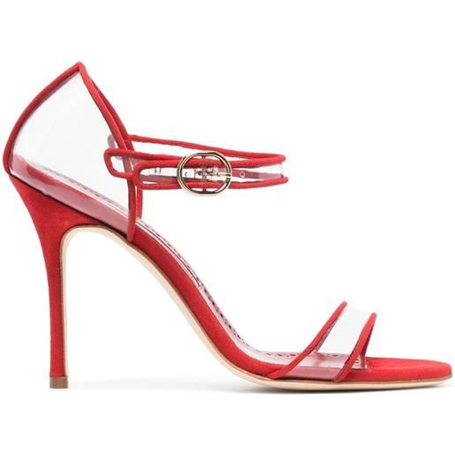 Manolo Blahnik sandali fersen 105mm - rosso